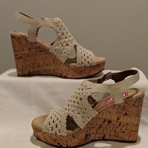 Brand new Pop Wedges. US Size 7.
